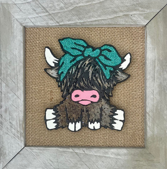 Highland Cow Car Freshie