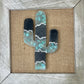 Turquoise Cactus Car Freshie Wholesale