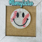 Baseball Smiley Car Freshie